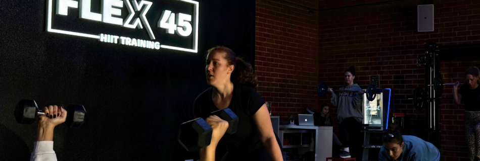 Women participating in a coach-led weight loss workout class in Thousand Oaks